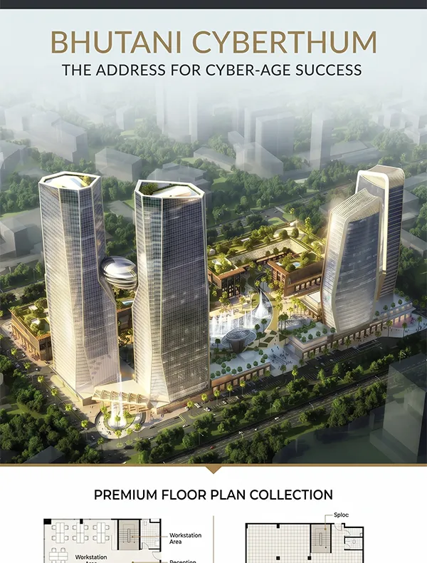 Bhutani Cyberthum floor plan cover